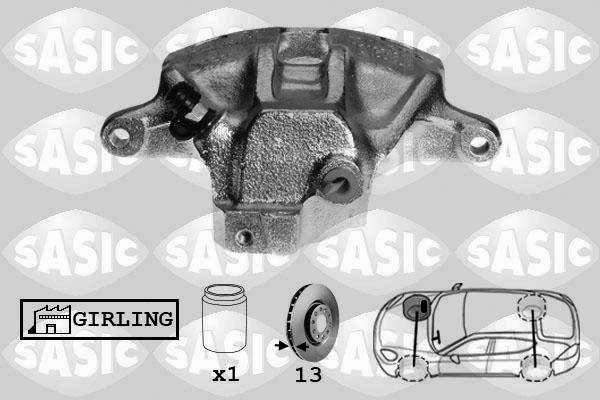 Sasic SCA6171 - Brake Caliper www.autospares.lv