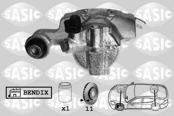 Sasic SCA6172 - Bremžu suports www.autospares.lv