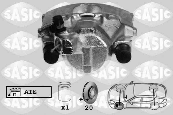 Sasic SCA6252 - Тормозной суппорт www.autospares.lv