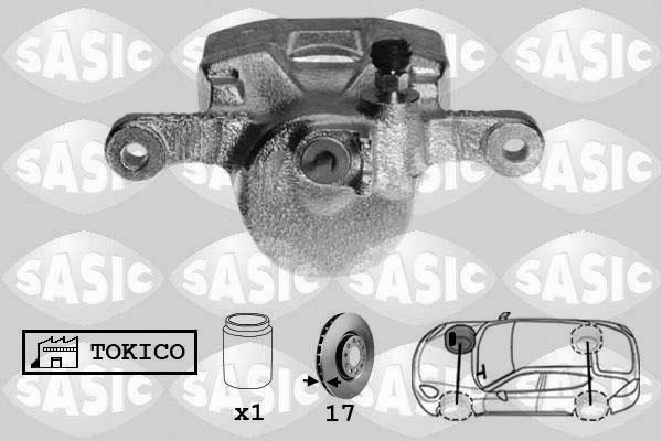 Sasic SCA6207 - Brake Caliper www.autospares.lv