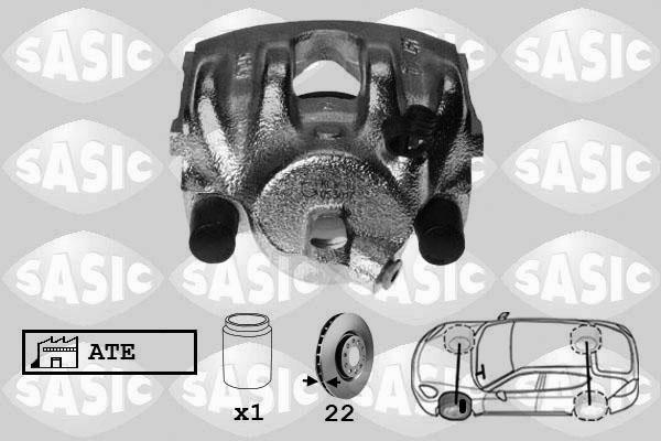 Sasic SCA6218 - Bremžu suports www.autospares.lv