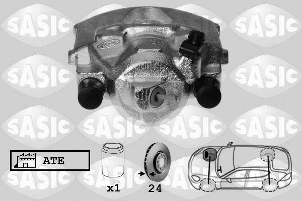 Sasic SCA6229 - Тормозной суппорт www.autospares.lv