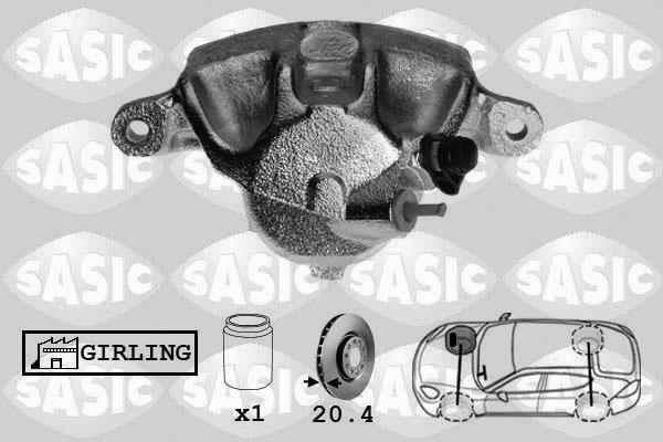 Sasic SCA0041 - Brake Caliper www.autospares.lv