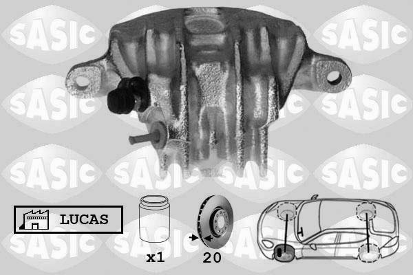 Sasic SCA0052 - Brake Caliper www.autospares.lv