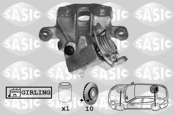 Sasic SCA0009 - Тормозной суппорт www.autospares.lv