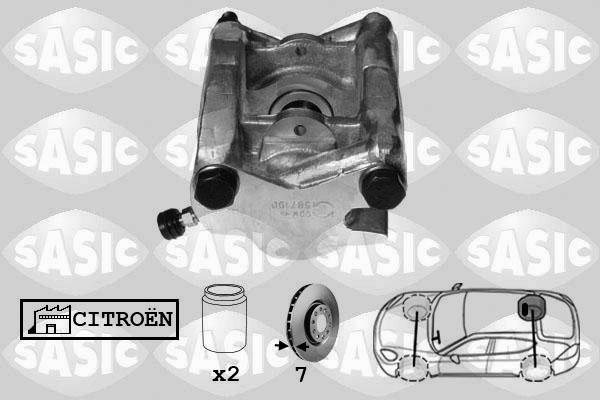 Sasic SCA0015 - Bremžu suports www.autospares.lv