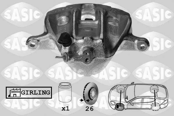 Sasic SCA0080 - Bremžu suports www.autospares.lv