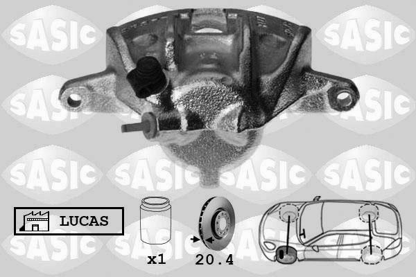 Sasic SCA0088 - Brake Caliper www.autospares.lv