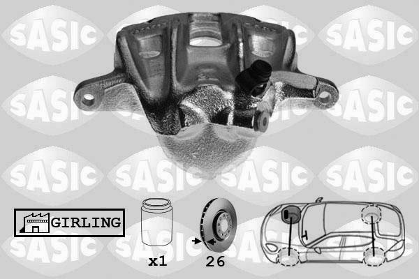 Sasic SCA0077 - Bremžu suports www.autospares.lv