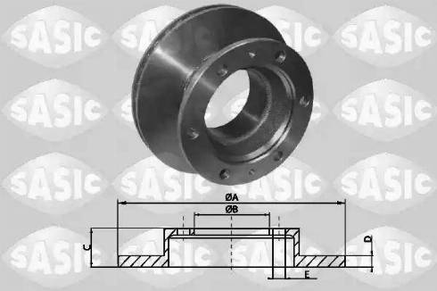 Sasic T616003 - Bremžu diski www.autospares.lv