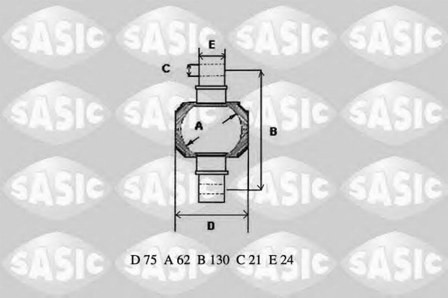 Sasic T772009 - Remkomplekts, Vadīkla www.autospares.lv