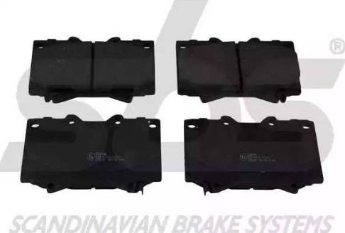 SBS 1501224548 - Brake Pad Set, disc brake www.autospares.lv