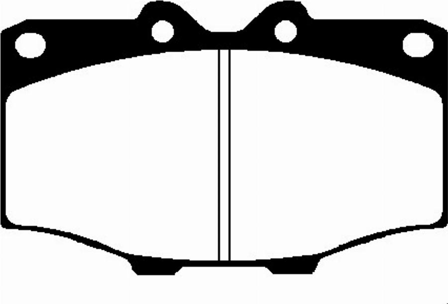 SBS 1501224509 - Brake Pad Set, disc brake www.autospares.lv