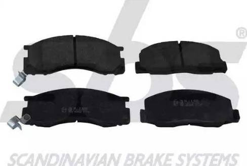 SBS 1501224522 - Brake Pad Set, disc brake www.autospares.lv