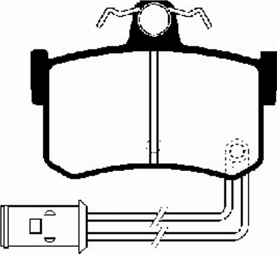 SBS 1501224003 - Brake Pad Set, disc brake www.autospares.lv