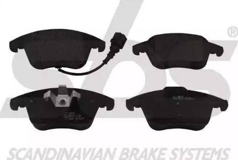 SBS 1501224795 - Brake Pad Set, disc brake www.autospares.lv