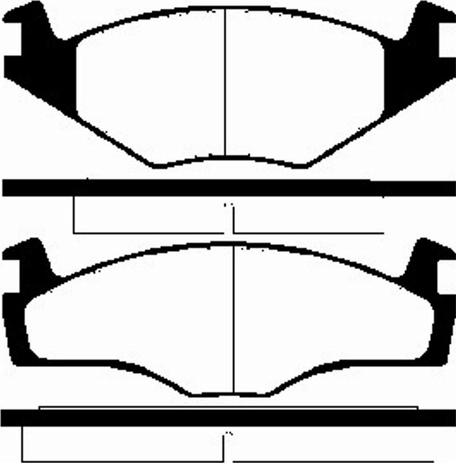 SBS 1501224716 - Brake Pad Set, disc brake www.autospares.lv