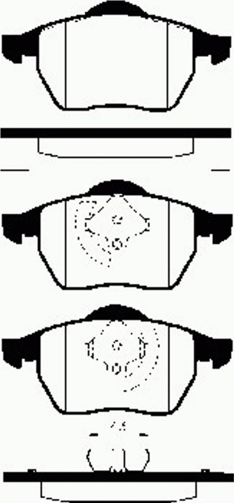 SBS 1501224734 - Brake Pad Set, disc brake www.autospares.lv