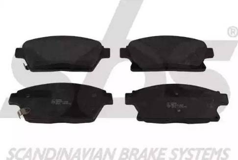 SBS 1501223646 - Brake Pad Set, disc brake www.autospares.lv