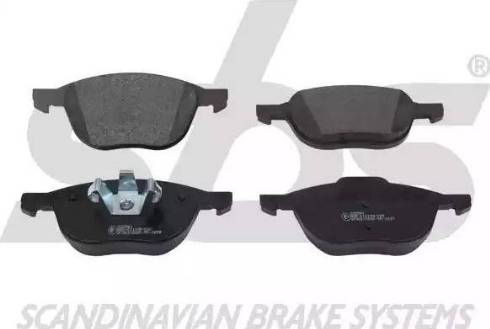 SBS 1501222561 - Brake Pad Set, disc brake www.autospares.lv