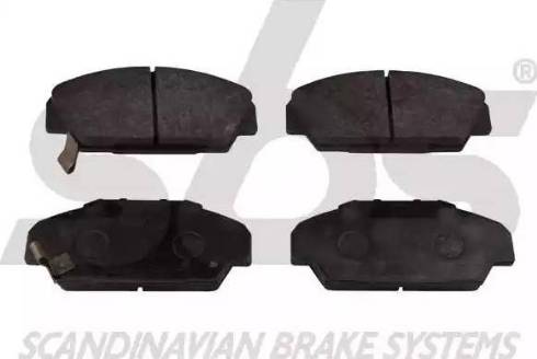 SBS 1501222628 - Brake Pad Set, disc brake www.autospares.lv