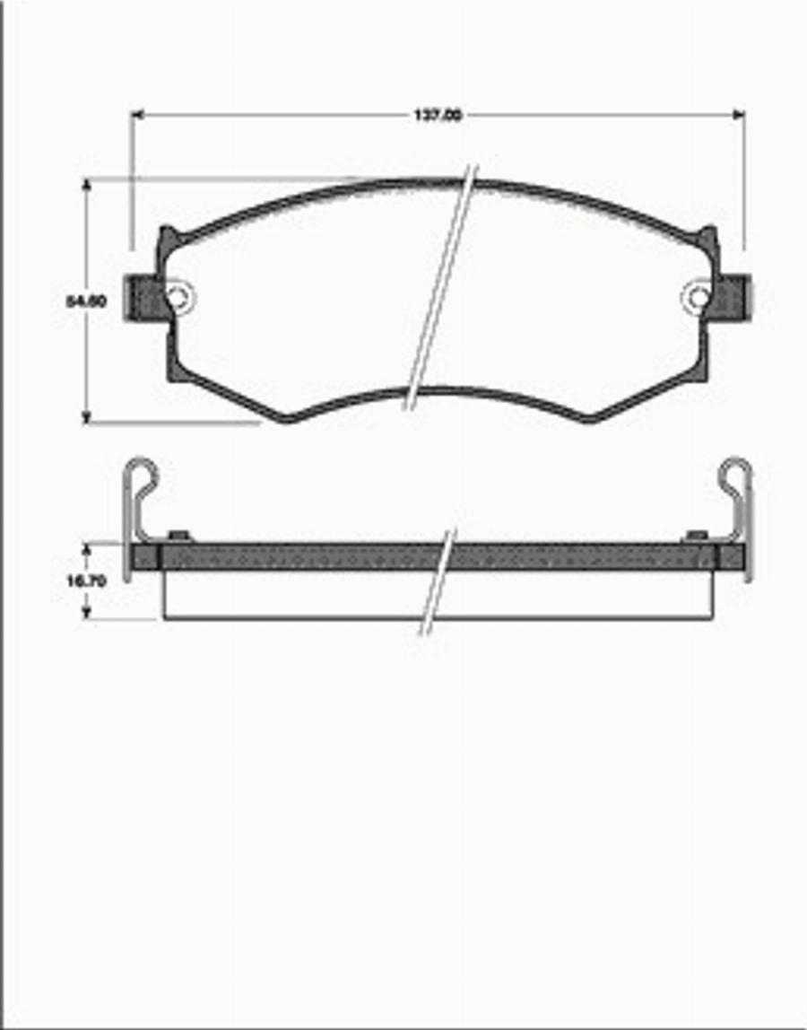 SBS 1501222240 - Brake Pad Set, disc brake www.autospares.lv