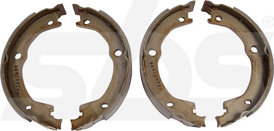 SBS 18492799886 - Brake Shoe Set, parking brake www.autospares.lv