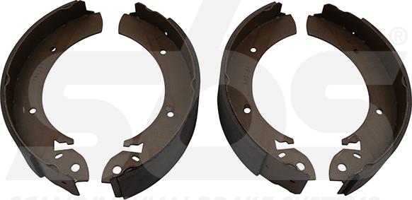 SBS 18492799272 - Brake Shoe Set www.autospares.lv