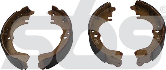 SBS 18492745350 - Brake Shoe Set, parking brake www.autospares.lv