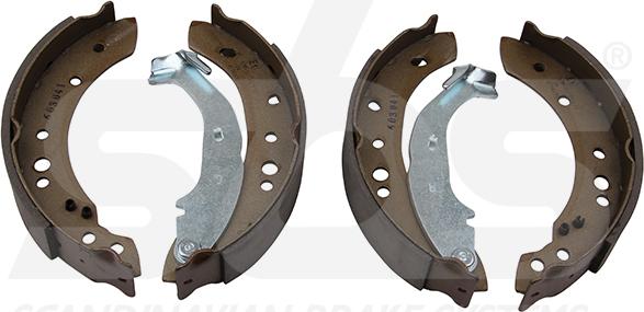 SBS 18492719691 - Brake Shoe Set www.autospares.lv