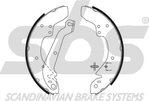 SBS 18492725358 - Bremžu loku komplekts autospares.lv