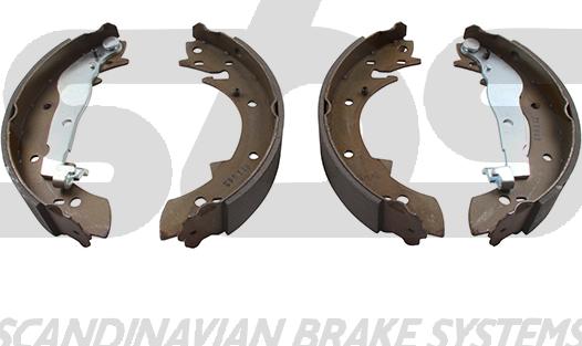 SBS 18512799447 - Brake Shoe Set www.autospares.lv