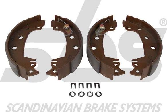 SBS 18512799230 - Brake Shoe Set www.autospares.lv