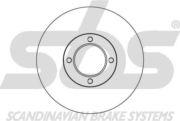 SBS 1815204525 - Bremžu diski autospares.lv