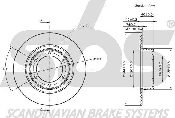 SBS 1815201901 - Тормозной диск www.autospares.lv