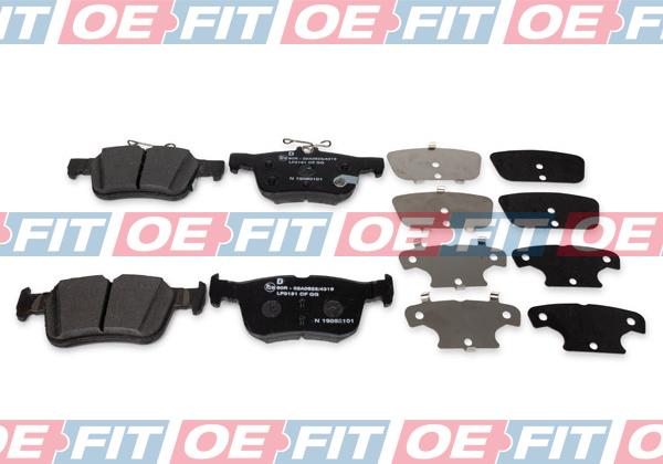 Schaeferbarthold 315 06 209 03 22 - Brake Pad Set, disc brake www.autospares.lv