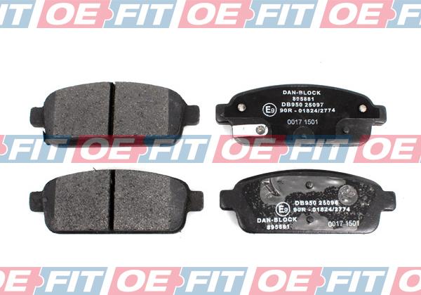 Schaeferbarthold 315 16 279 03 22 - Brake Pad Set, disc brake www.autospares.lv