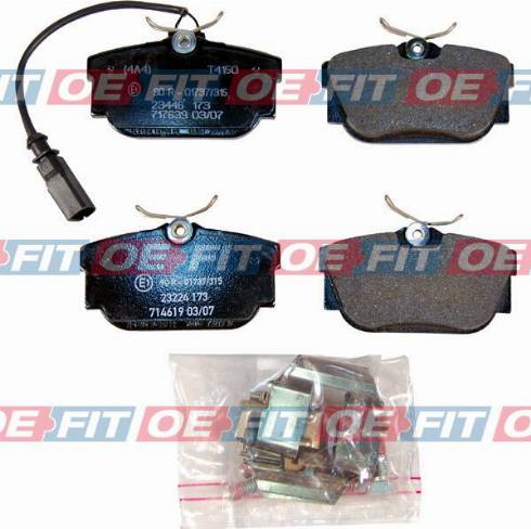 Schaeferbarthold 315 18 228 03 43 - Brake Pad Set, disc brake www.autospares.lv