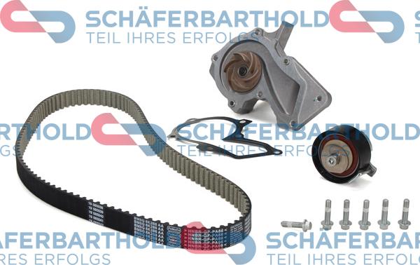 Schferbarthold 946 06 540 01 11 - Ūdenssūknis + Zobsiksnas komplekts autospares.lv