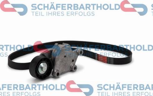 Schferbarthold 947 06 631 01 11 - Поликлиновый ременный комплект www.autospares.lv