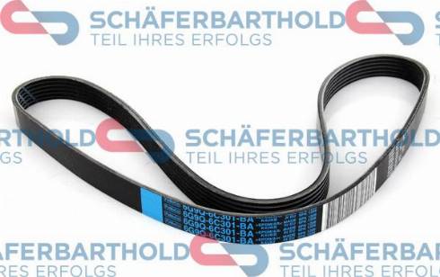 Schferbarthold 905 06 476 01 11 - Поликлиновой ремень www.autospares.lv