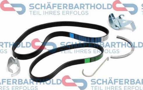 Schferbarthold 902 06 121 01 11 - V-Ribbed Belt Set www.autospares.lv