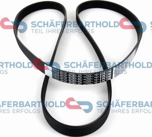 Schferbarthold 930 06 310 01 11 - Поликлиновой ремень www.autospares.lv