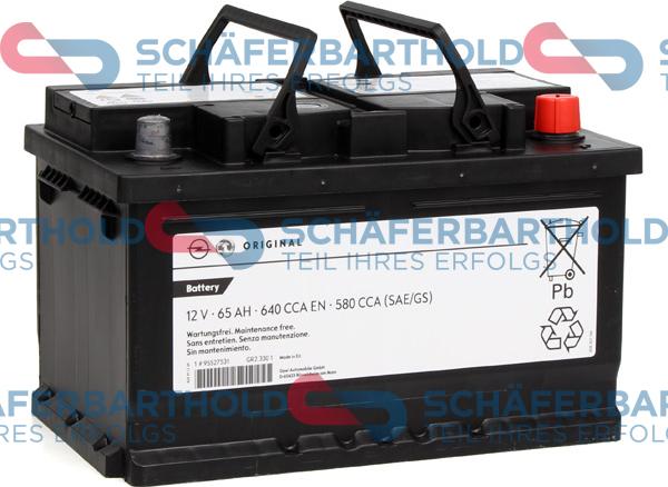 Schferbarthold 415 16 666 01 11 - Startera akumulatoru baterija autospares.lv