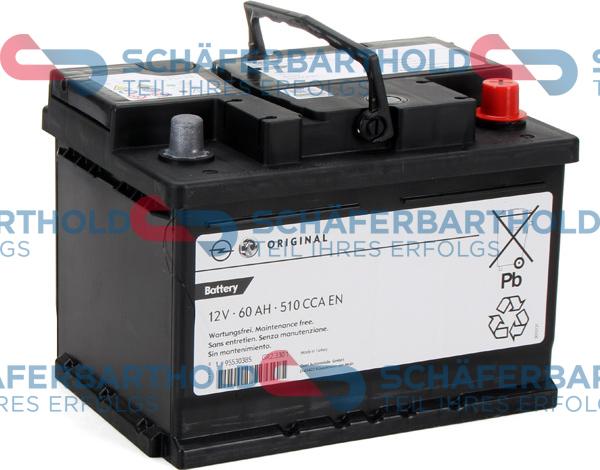 Schferbarthold 415 16 661 01 11 - Startera akumulatoru baterija autospares.lv