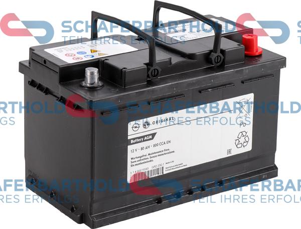 Schferbarthold 415 16 681 01 11 - Starter Battery www.autospares.lv