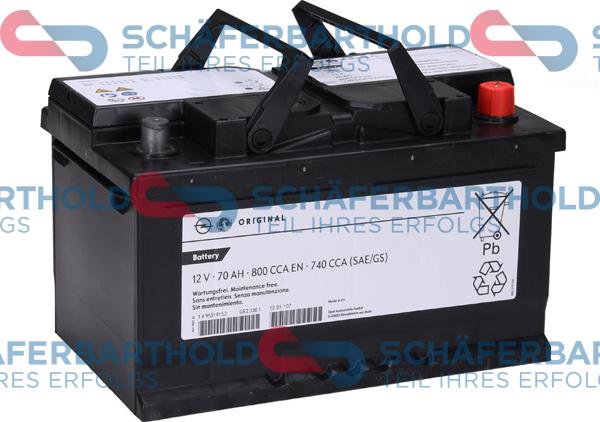 Schferbarthold 415 16 670 01 11 - Starter Battery www.autospares.lv