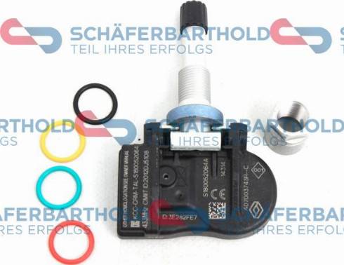 Schferbarthold 412 28 510 01 11 - Riteņu grieš. ātruma devējs, Riepu spiediena kontroles sist. www.autospares.lv