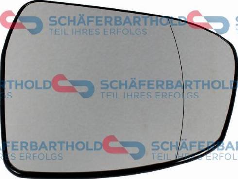 Schferbarthold 112 06 111 01 11 - Spoguļstikls, Ārējais atpakaļskata spogulis www.autospares.lv