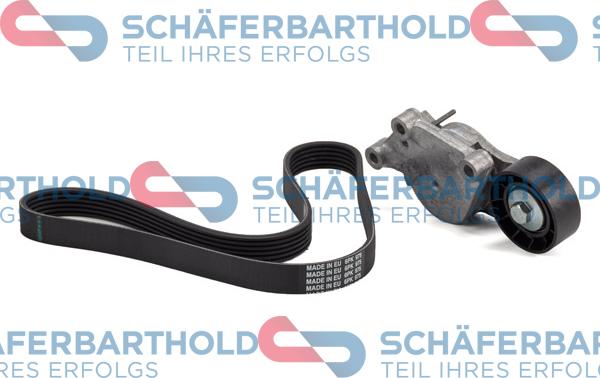 Schferbarthold 300 27 025 01 11 - Поликлиновый ременный комплект www.autospares.lv